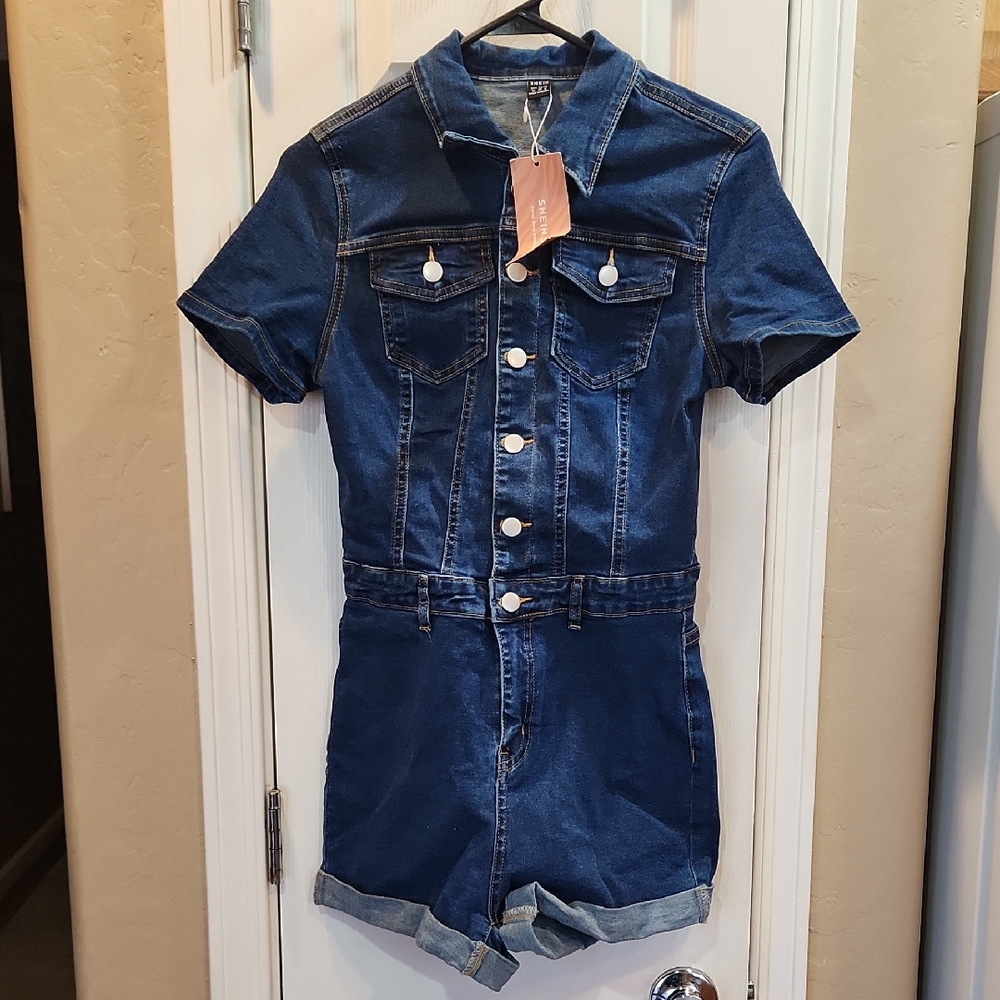 SHEIN Blue Denim Jacket